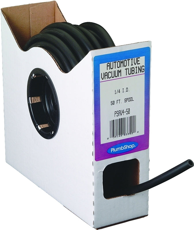 UDP T68004004 Vacuum Tubing 1/4ID X 50 ft Dispenser Box, Black