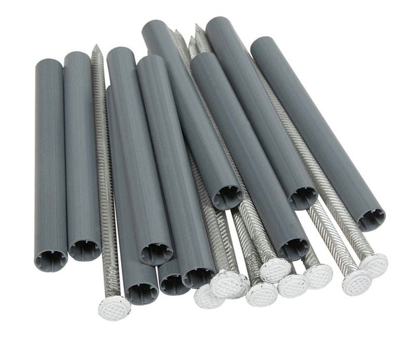 Askoll Amerimax 1 in. H x 3.5 in. W x 7 in. L Gray Aluminum K Gutter Spike and Ferrule 25043