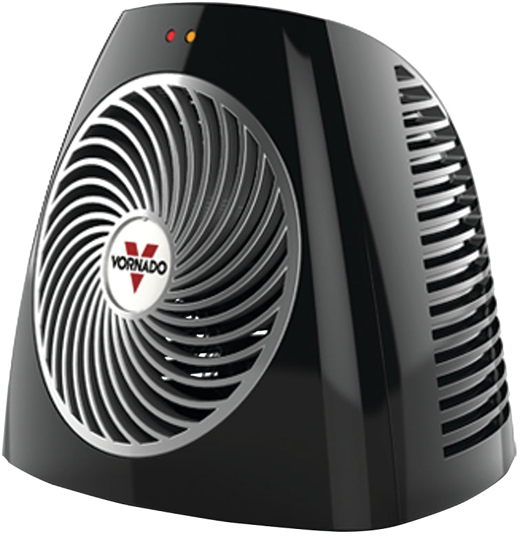 Vornado VH202 Personal Space Heater, Advanced Safety Features, 2 Heat Settings, Direct Heating, Fan Only Setting, Cool-Touch Exterior, Signature Vortex Heat Circulation, Gentle Heating, Black
