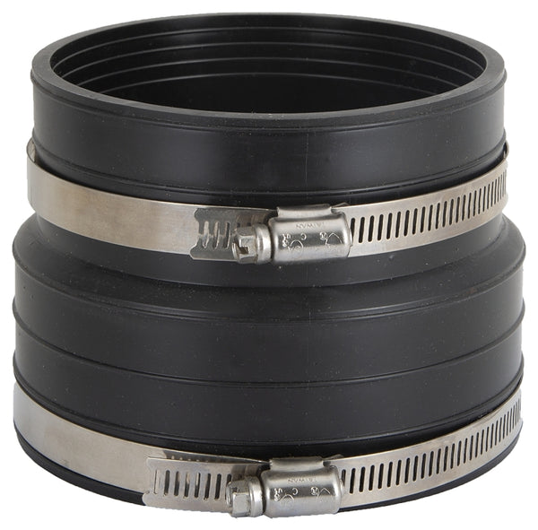 WORLDWIDE SOURCING KJ-012 Flexible Pipe Coupling, 4 in, Socket, 4"