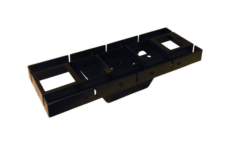 ARCHITECTURAL MAILBOXES Plastic Patriot Mailbox Mounting Board, Black, GMB225BAM, Black