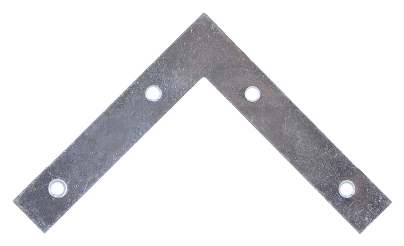 Mintcraft FC-Z05-013L Flat Corner Brace, 5 in L x 7/8 in W, Zinc Plated