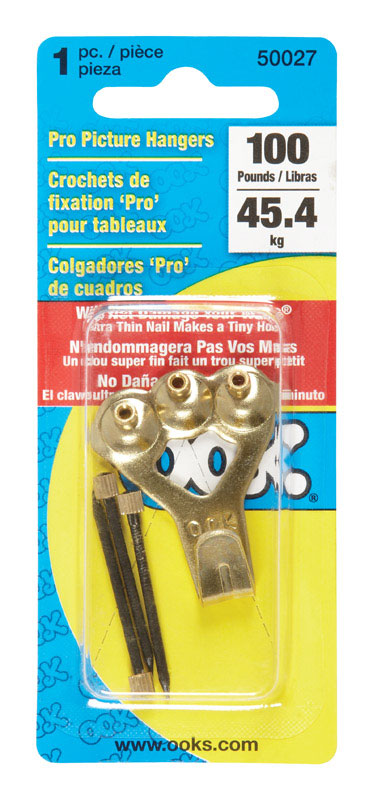 oogaa 50027, 1 Picture Hanger 100 Gold