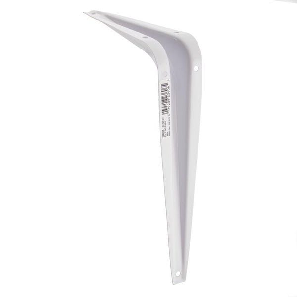 Hampton 5294111 6 in. & 100 lbs 18 Gauge White Steel Shelf Support - Pack of 10 01-7520-311