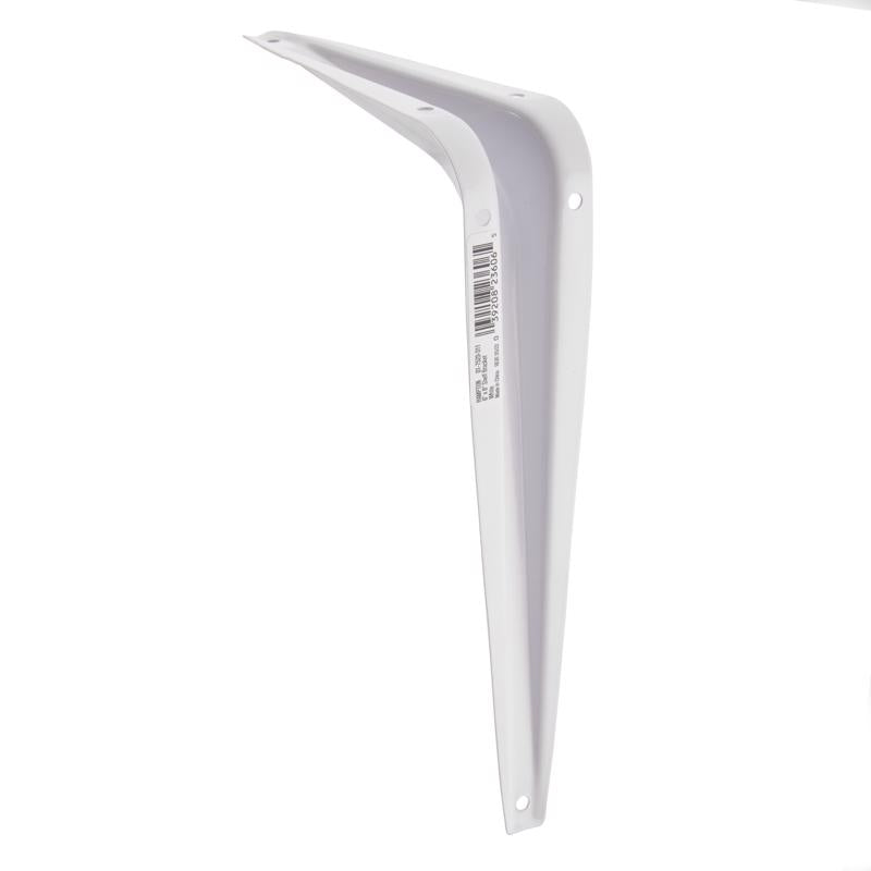 Hampton 5294111 6 in. & 100 lbs 18 Gauge White Steel Shelf Support - Pack of 10