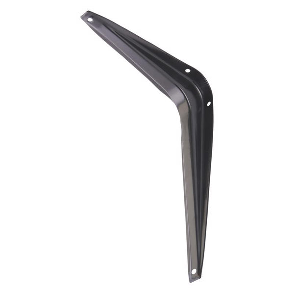 Hampton 5294152 6 in. & 100 lbs 18 Gauge Black Steel Shelf Support - Pack of 10 01-7520-314