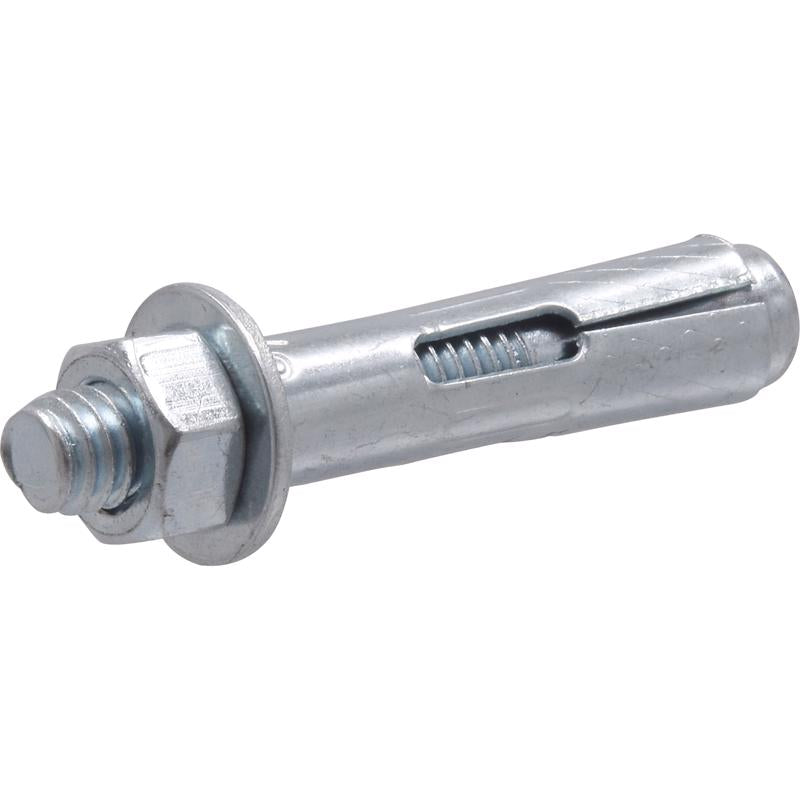 The Hillman Group 370827 Hex Head Sleeve Anchor, 3/8 X 7/8-Inch, 25-Pack