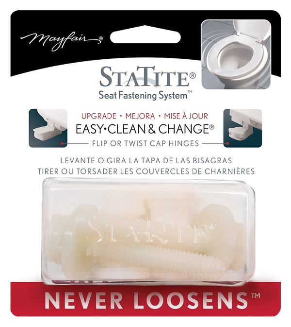 Mayfair STA-TITE Toilet Seat Fastening Hardware Upgrade Kit, STATITE 7MSTATITEKIT