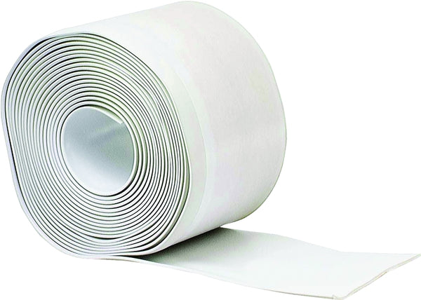 M-D Building Products 93203 4-Inch by 20-Feet Adhesive Back Vinyl WallBase, White