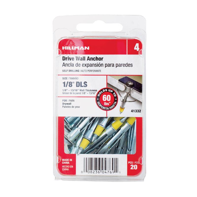 The Hillman Group 41332 Drive Wall DLS Anchor, No Size, No Color