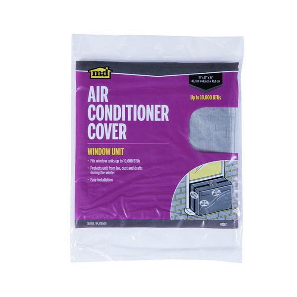 M-D Building Products 16 in. H X 27 in. W Rectangle Outdoor Window Air Conditioner Cover 03392