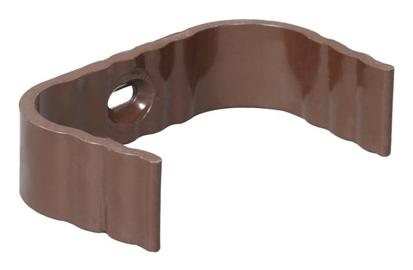 Euramax Canada Amerimax Home Products 2 in. x 3 in. Brown Vinyl Downspout Clip M1634-30