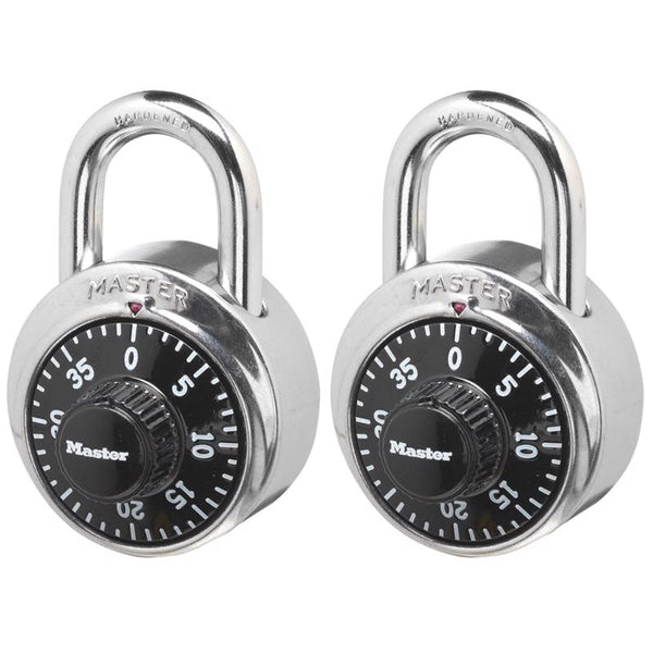 Master Lock Padlock Comb Dial Twinpk 1500T