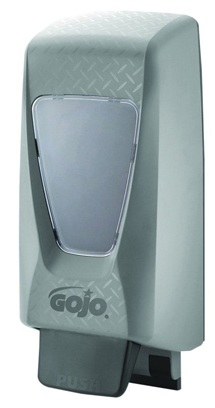 GOJO PRO TDX 2000 Push-Style Hand Soap Dispenser, Gray, for 2000 mL GOJO PRO TDX Heavy Hand Cleaner or Soap Refills (Pack of 1) - 7200-01