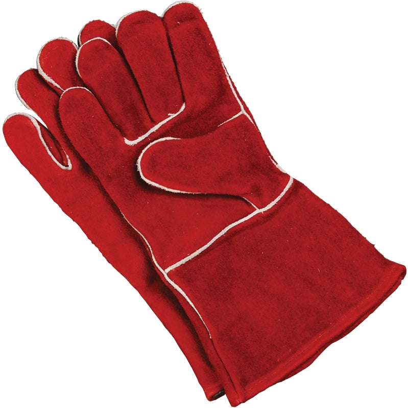 GLOVES FIREPLACE COWHIDE LTHR