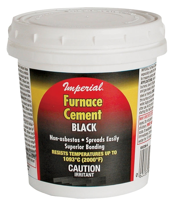 Furnace Cement Black 32Oz Imperial Manufacturing Cements KK0304 063467850847