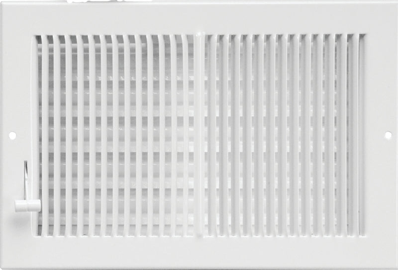 Register Sidewall 10x4in Wht