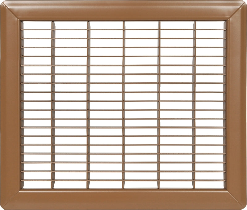 Imperial RG1109 Heavy Gauge Floor Return Air Grille, 6 x 12-Inch, Brown