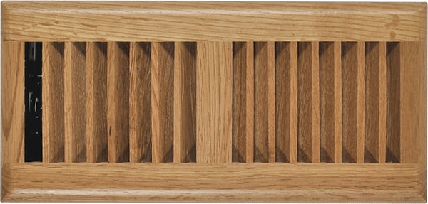 UNITED STATES HDW/U S HA 4x12 Oak Louv Register (RG2195)