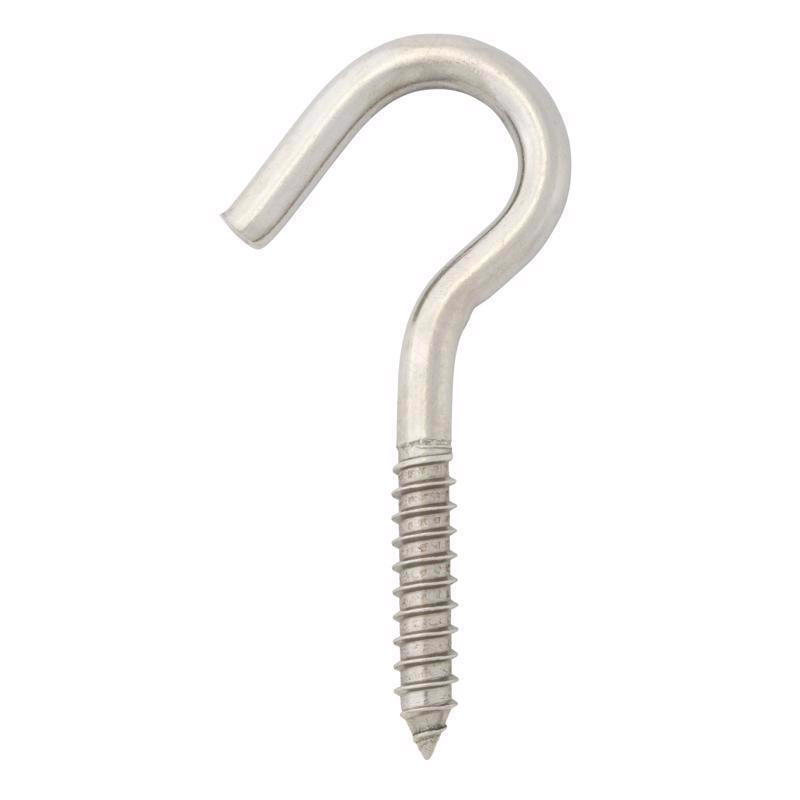 Hampton Clothesline Hook 4-13/16'' Overall 300 Lb Bulk Stainless Steel