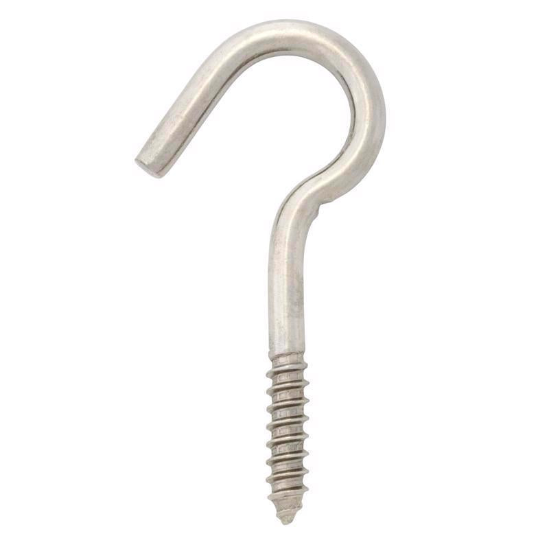 Hampton Clothesline Hook 4-3/16" Overall 215 Lb Bulk Stainless Steel