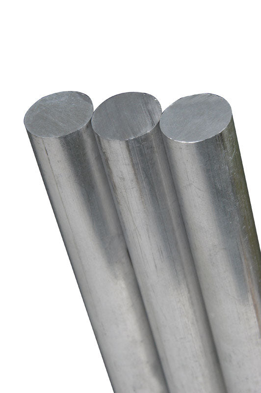 K&S 0.4 in. Dia. x 36 in. L Aluminum Rod 1 pk