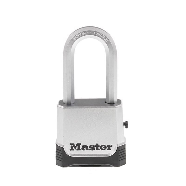 Master Lock Outdoor Combination Lock, Heavy Duty Weatherproof Padlock, Resettable Combination Lock for Outdoor Use, M176XDLH,Silver M176XDLHCCSEN