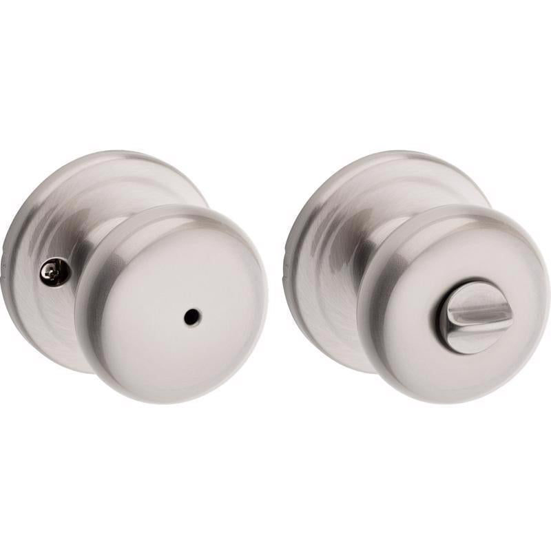 Kwikset Signature Series 97300-829 Satin Nickel Juno Bed & Bath Privacy Knob