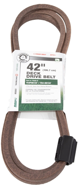MTD Genuine Parts (490-501-M081 Deck Drive Belt-for 42-Inch Zero Turn Riding Mowers Fits Various Troy-Bilt, MTD, Yard Machines, and Other Top Models