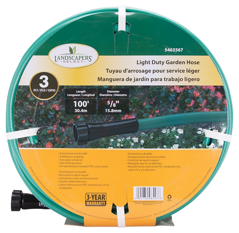 Mintcraft GH-58503-1003L Garden Hose PVC 100 Ft. 3 Ply