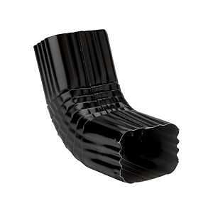 Amerimax DWNSPOUT ELBW ALUM BLK A, Black