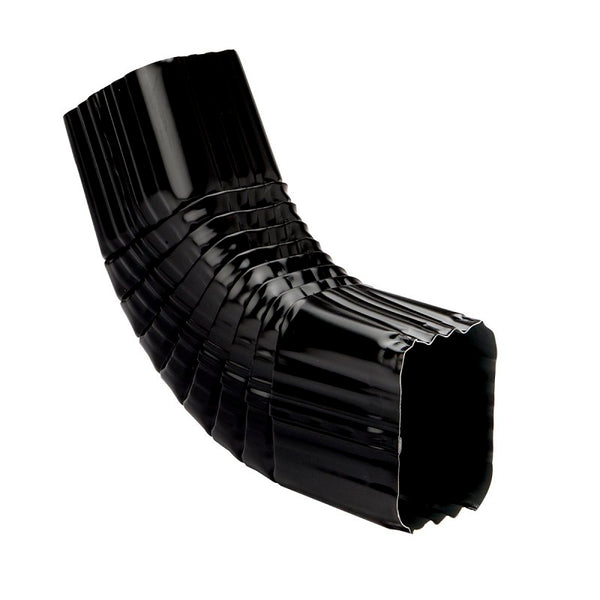 Amerimax 2 in. H X 2 in. W X 3 in. L Black Aluminum B Downspout Elbow 2506535