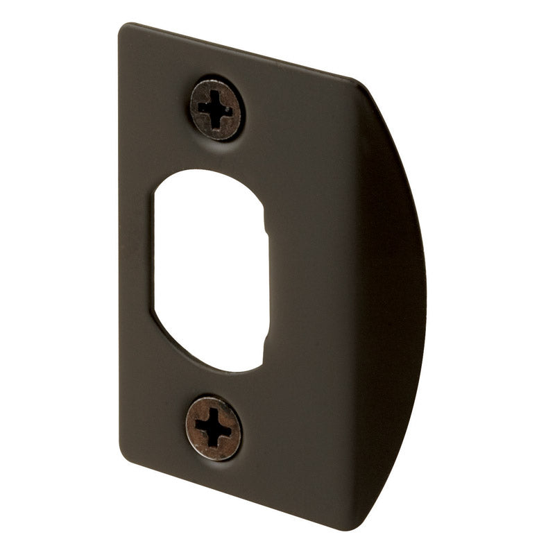 Prime Line E2516 2.25'' X 1.44'' Bronze Standard Latch Strike Plates 2 Count (20-Pack)