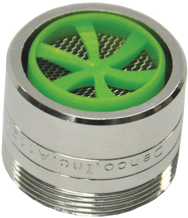 Danco 10485 Dual Thread Extra Water Saving Faucet Aerator, Green/, 1.0 GPM, Chrome