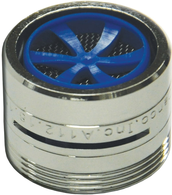 Danco 10489 Chrome Dual Thread Slotted Water-Saving Aerator, 15/16-27 Male X 55/64-27 Female