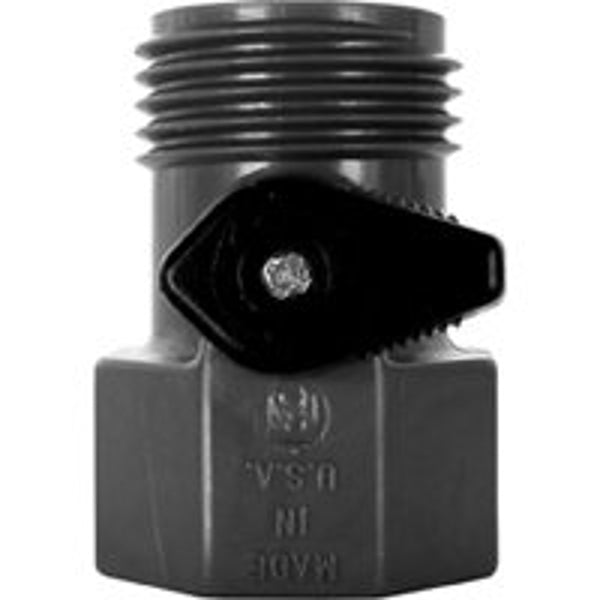 Valley Industries GHV-1-BLK-CSK Garden Hose Valves - Black