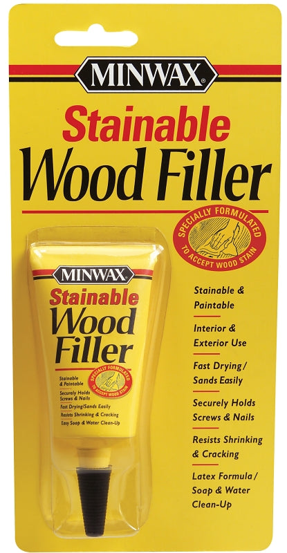 Minwax 42851000 Stainable Wood Filler, 1 oz, Natural