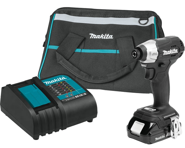 Makita XDT18SY1B 18V LXT Lithium-Ion Sub-Compact Brushless Cordless Impact Driver Kit (1.5Ah)