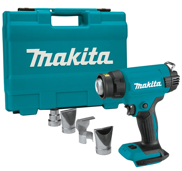 Makita XGH02ZK 18V LXT Lithium-Ion Cordless Variable Temperature Heat Gun, Tool Only