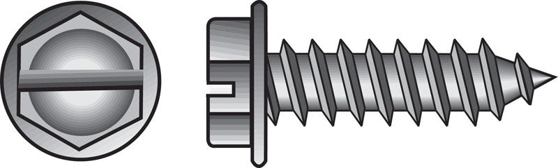 The Hillman Group 70259 6X1 HWH SHT MTL Screw, 1 inches, Zinc