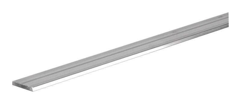 Boltmaster 0.0625 in. x 0.5 in. W x 4 ft. L Weldable Aluminum Flat Bar 1 pk