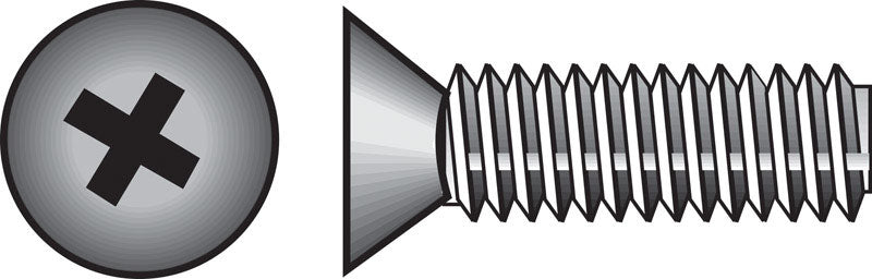 Hillman 101056 8-32X3/4 PH F MACH Screw , zinc