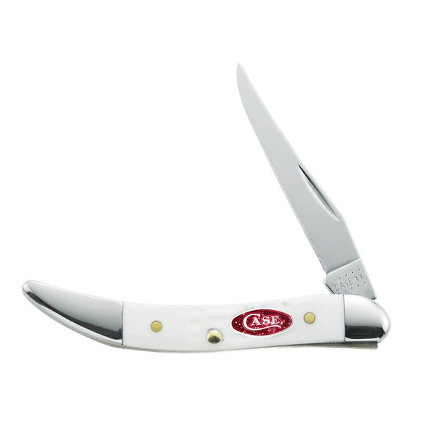 Case Small White Texas Toothpick Pocket Knife 60180