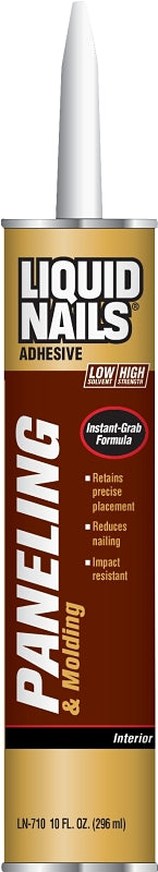 Liquid Nails 10 oz. Paneling & Molding Construction Adhesive (Low VOC), Off White/Tan LN-710