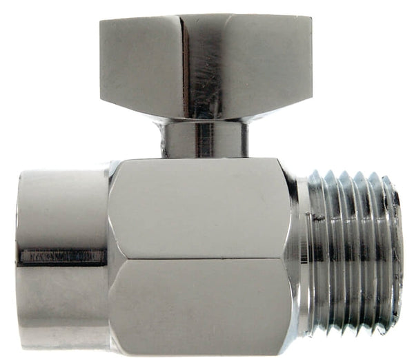 DANCO Shower Volume Control Shut-Off Valve, Chrome, 1.6 inch, 1-Pack (89171)