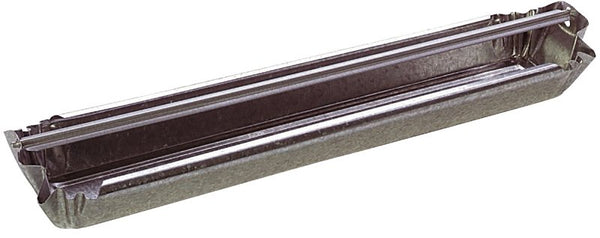 Little Giant Reel-Top Poultry Ground Feeders | Galvanized Feeding Trough Tray | Durable and Lightweight Chicken Feeder | Made in USA | 24 Inches 9824