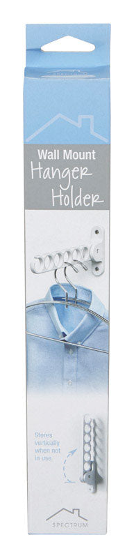 Spectrum 35000 Diversified Wall Mount Hanger Holder Closet Organizer, White