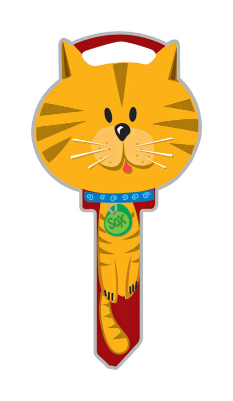 Lucky Line Key Shapes, CAT House Key Blank, SC1, 1 Key (B115S)