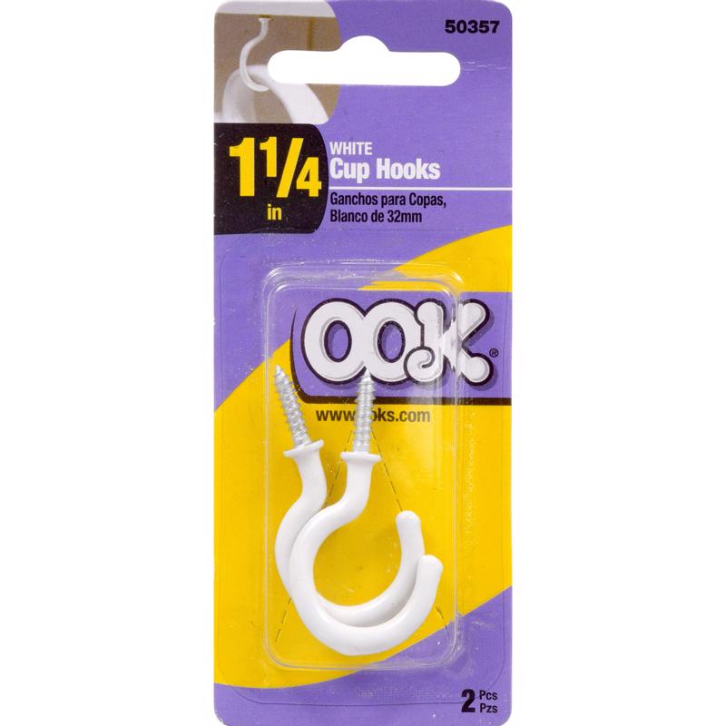 OOK 50357 Mug Hooks, 1-1/4"