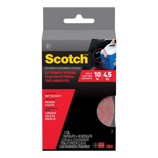 Scotch Extrm Fasteners 1"X4'Clr RF6740